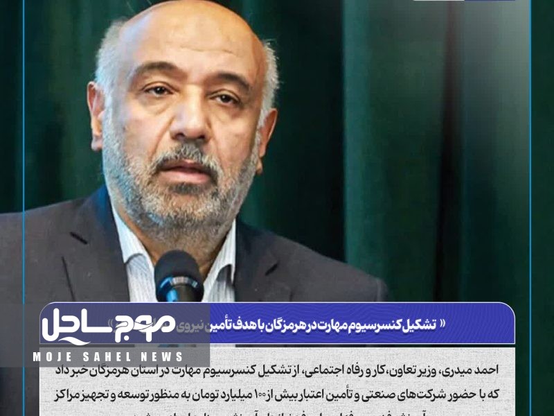 تأسیس کنسرسیوم مهارت با اعتبار ۱۰۰ میلیارد تومانی در استان هرمزگان