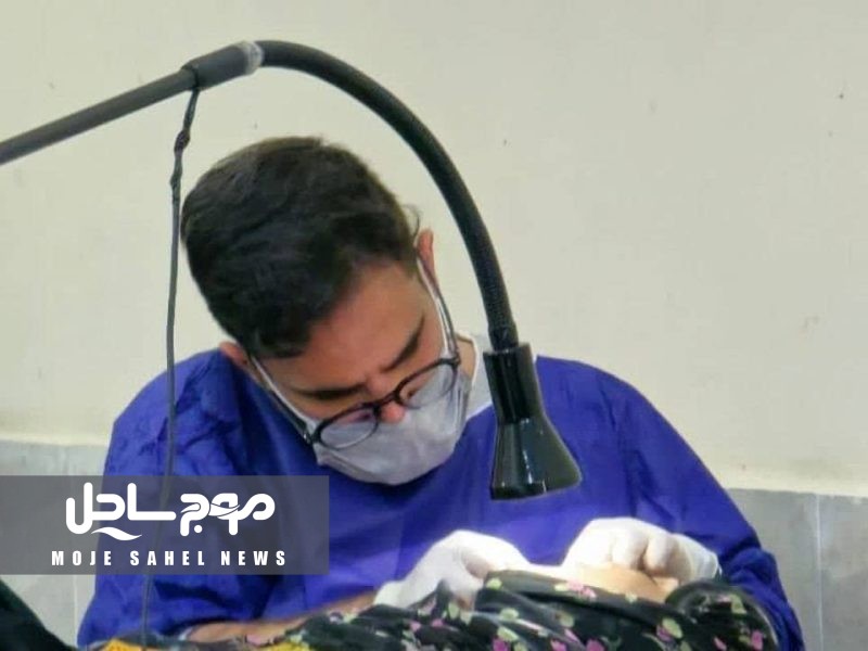 خدمات دندانپزشکی رایگان گروه جهادی در شهرستان جاسک