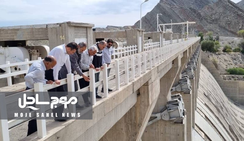 بازدید معاون شرکت مهندسی آب و فاضلاب کشور از سدهای استقلال، شمیل و نیان و پروژه‌های آبرسانی
