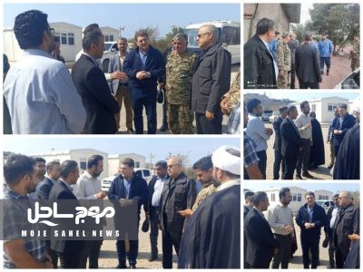بازدید استاندار هرمزگان و معاون وزیر کشور از وضعیت تأمین برق جزیره بوموسی