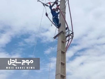 اصلاح و توسعه شبکه برق بندر پل در استان هرمزگان