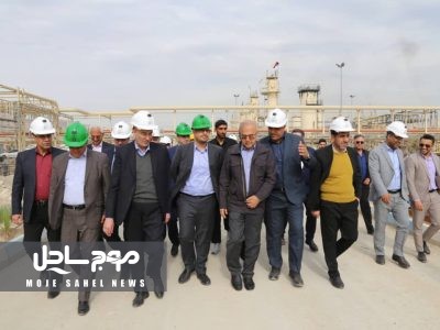 بازدید استاندار هرمزگان از پالایشگاه نفت آفتاب