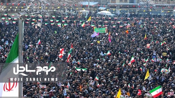 رکوردشکنی مردم در جشن انقلاب؛ پاسخ به یاوه‌گویی‌های ترامپ