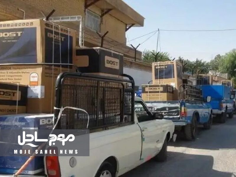 اهدای جهیزیه به نوعروسان مددجو در جاسک