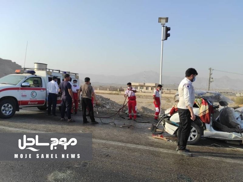 تصادف خودروی شوتی با عابر پیاده در لشتغان بندرخمیر؛ دو نفر جان باختند