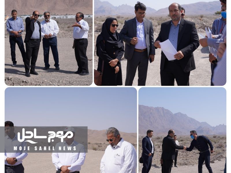 بازدید مدیرعامل شرکت گاز استان هرمزگان از پروژه خط انتقال گاز حاجی‌آباد