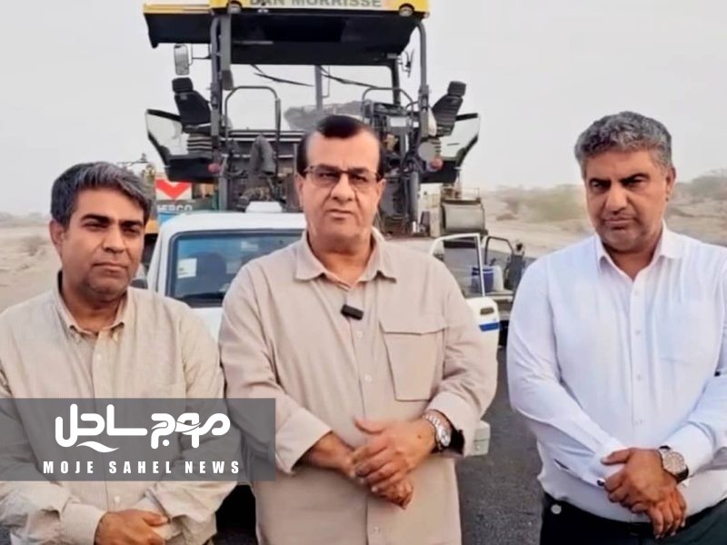 بازدید احمد جباری از پروژه احداث باند دوم محور بندرلنگه – پارسیان