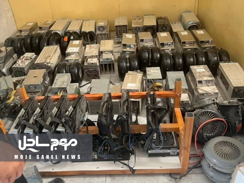 کشف‌و‌ضبط ۶۴ دستگاه غیرمجاز استخراج ارز دیجیتال در شهرستان بستک استان هرمزگان 