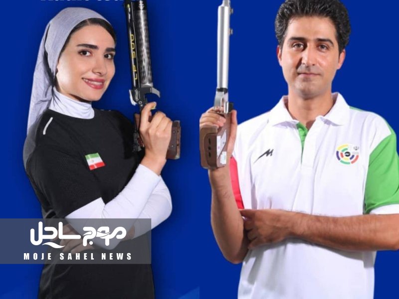 مدال برنز تیم میکس ایران با ترکیب ‌رستمیان و گل‌خندان