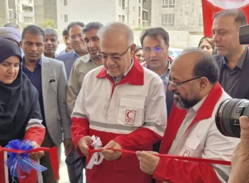 افتتاح مجتمع چندمنظوره هلال‌احمر در بندرعباس