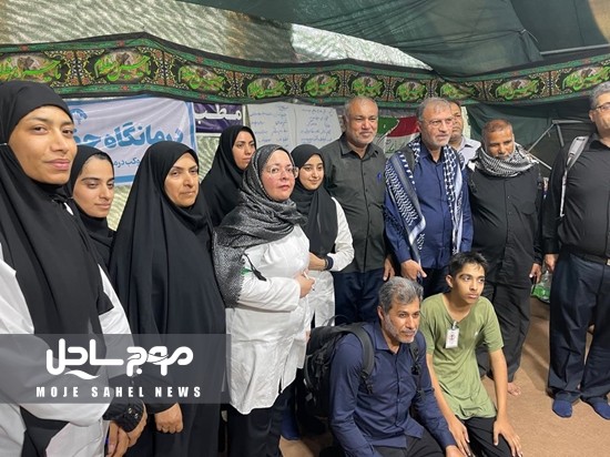 بازدید نماینده هرمزگان و رئیس عتبات عالیات استان از درمانگاه حضرت علی اکبر(ع) در کربلا معلی
