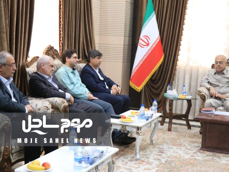 دیدار مدیرعامل فولاد مبارکه با استاندار هرمزگان در آغاز سفر استانی