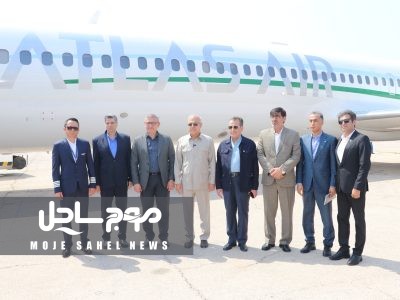 خط جدید پرواز به جزیره بوموسی راه اندازی شد