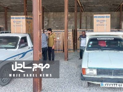 اهدای ۱۳۰ دستگاه لوازم سرمایشی به مددجویان رودانی