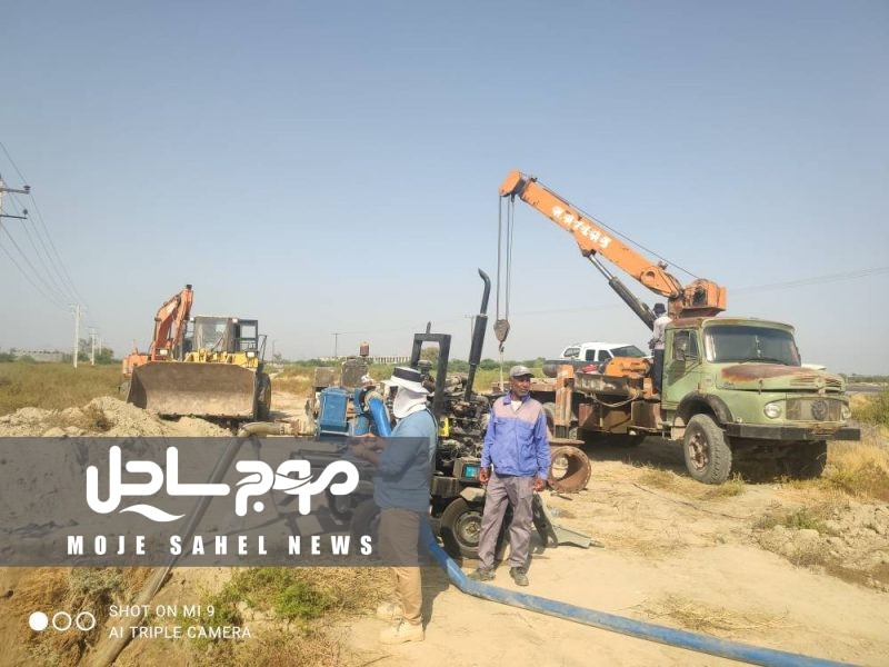 خط انتقال آب مجتمع روستایی تیاب میناب وارد مدار شد