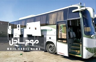 توقیف اتوبوس حامل کالای قاچاق در رودان