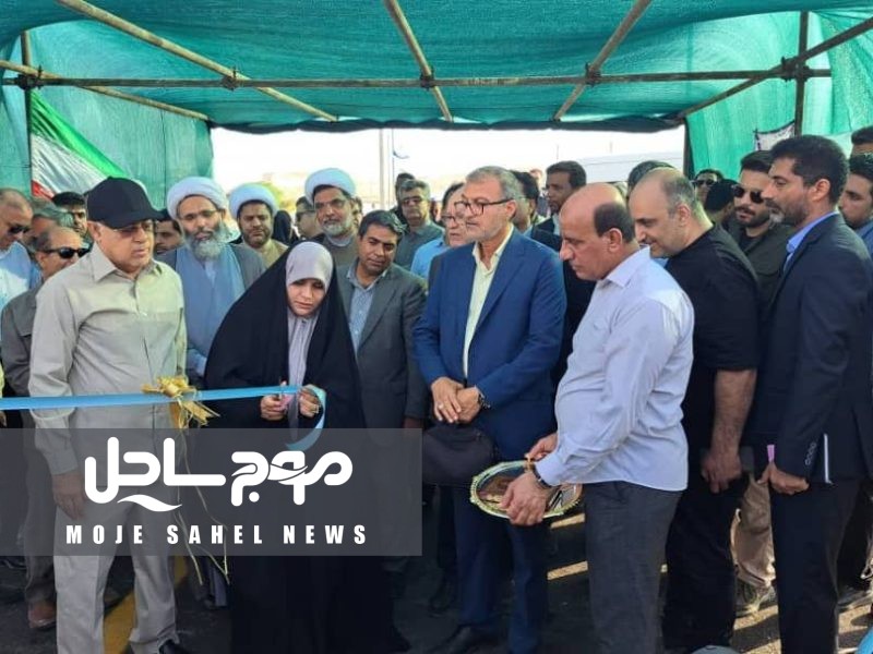 ۵‌.۵ کیلومتر از پروژه تعریض بزرگراه ساحل جنوبی قشم  افتتاح شد