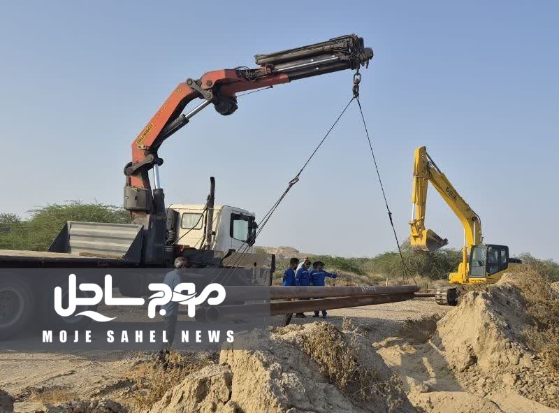 تعمیر اضطراری خط ۸ اینچ میعانات گازی 