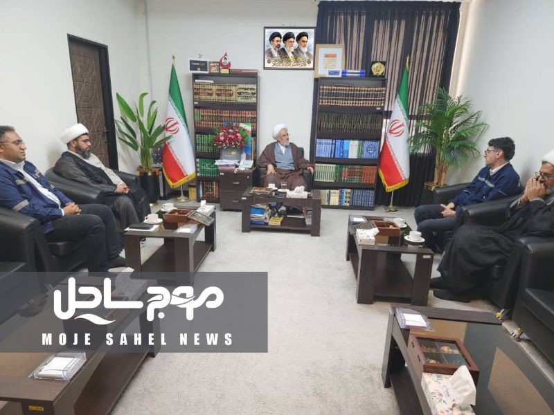 دیدار مدیرعامل صبافولاد خلیج‌فارس با نماینده ولی‌فقیه در استان هرمزگان