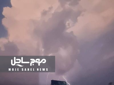 ردپای سامانه همرفتی پررعدوبرق در هشت شهرستان هرمزگان